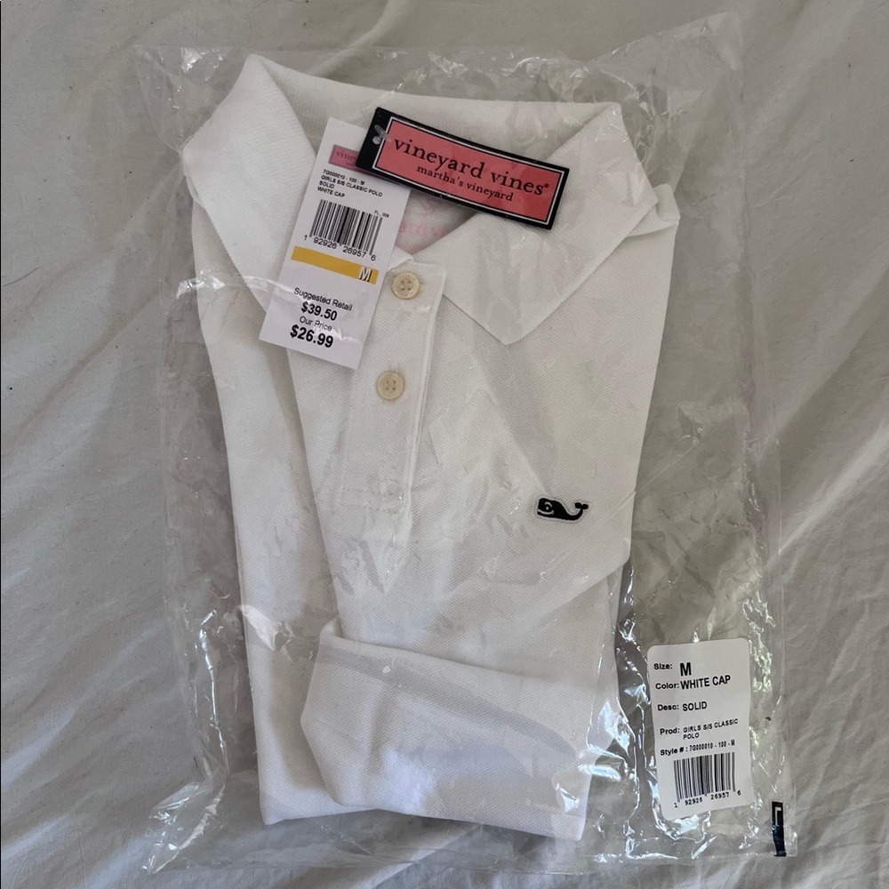 NEW VINEYARD VINES GIRLS SHORT SLEEVE POLO
